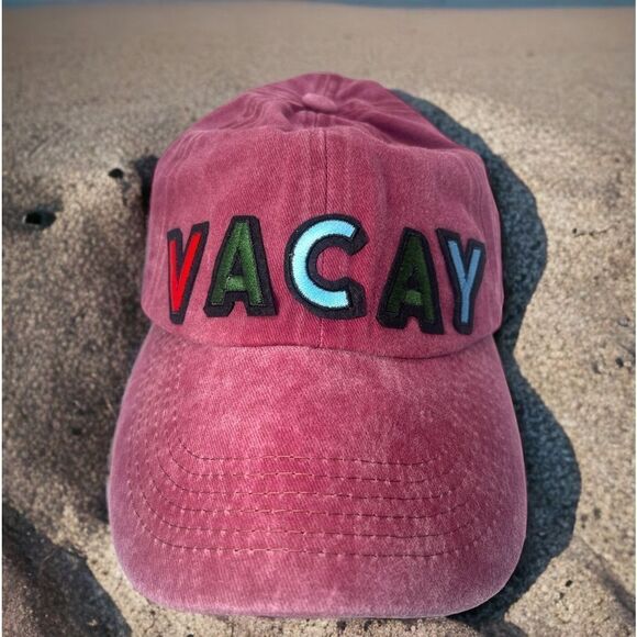 NWT Wool + Pepper Co. VACAY Varsity Letter Patched Unisex Hat - Picture 2 of 4